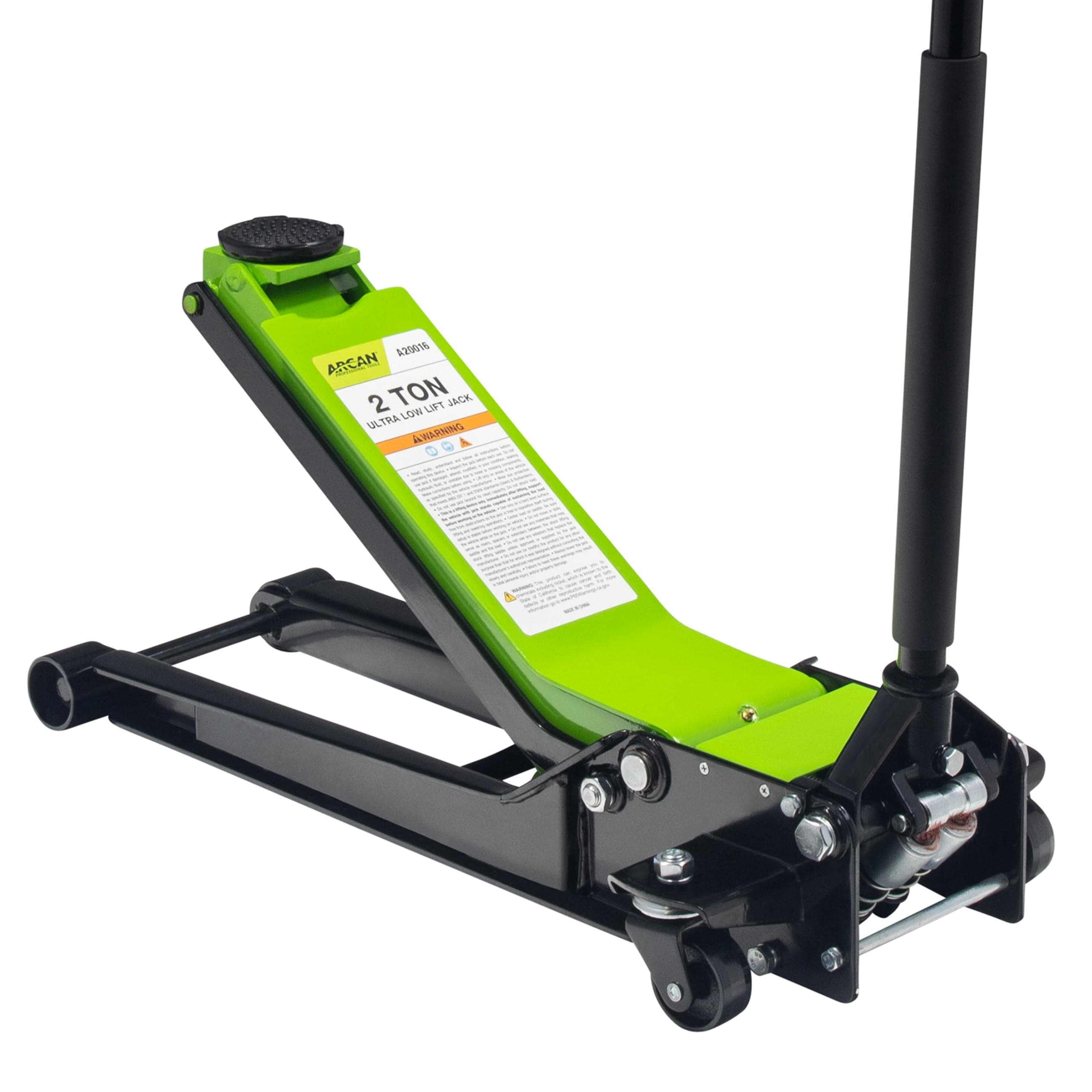 Tools 2-Ton Extra Long Reach Low Profile Steel Floor Jack (A20016)