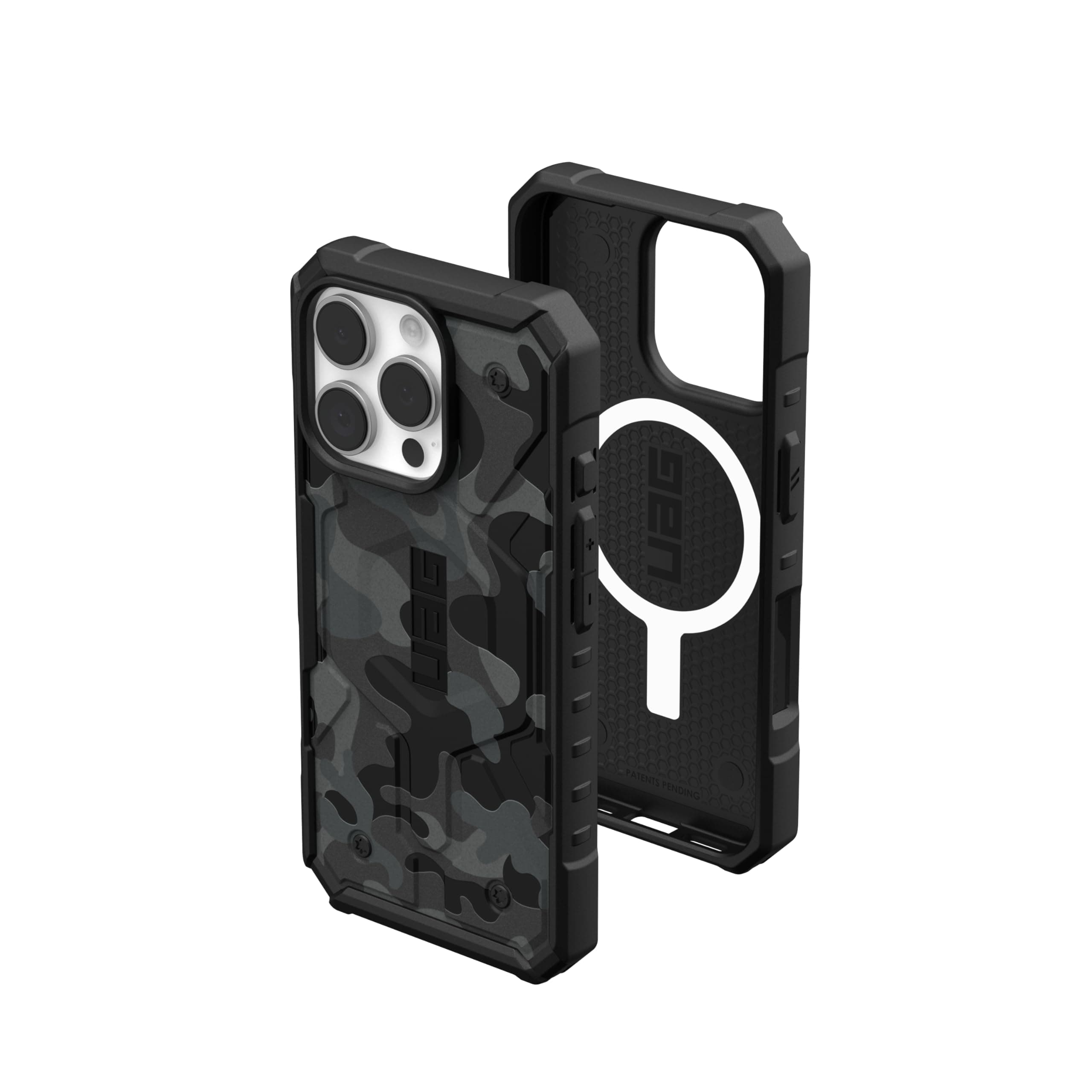 URBAN ARMOR GEARUAG Designed for iPhone 16 Pro Case 6.3" Pathfinder SE - Compatible with MagSafe Charging Rugged Shockproof Anti-Slip Military Grade Protective Cover, Midnight Camo
