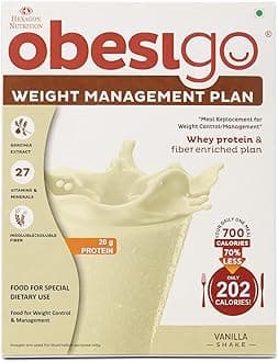 Obesigo BLCD Weight Management Plan 406g (Vanilla Flavor, 7 Sachets of 58 g Net)