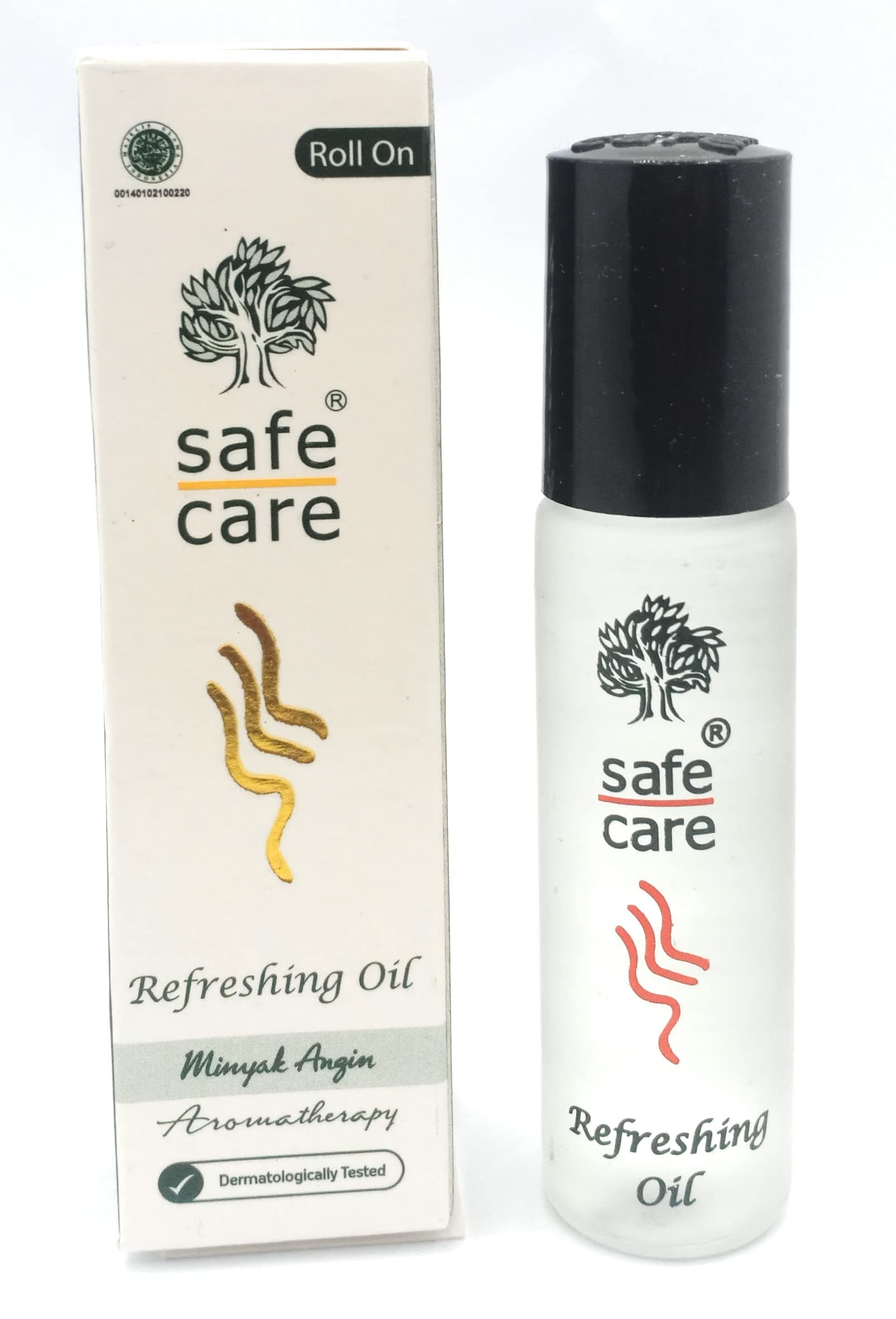 Safe Care Roll on Refreshing Oil Aromatherapy, 10 Ml (Pack of 24)