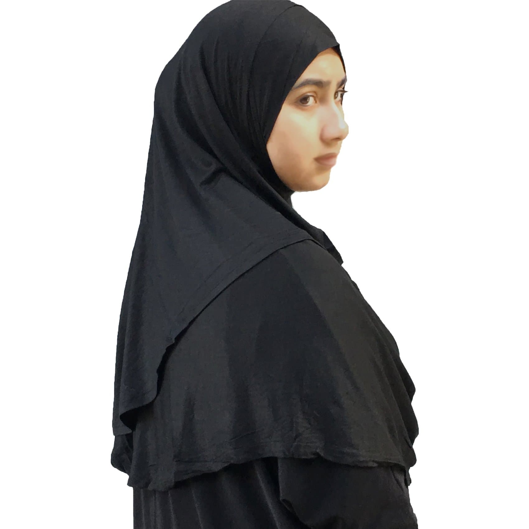 Hayaa Clothing 2 Face Loop, Double Loop Ready-To-Wear Jersey Instant Hijab Scarf, Easy Head scarf for women Islamic Clothing