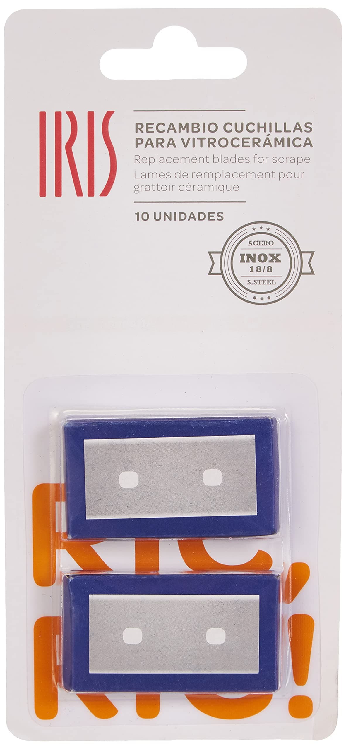 IIRIS 10 Replacement Blades for Scraper for Ceramic Baking Scraper No 18 038