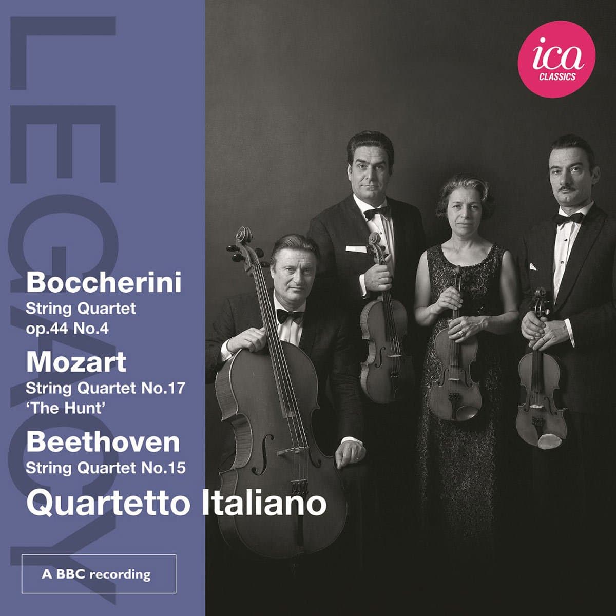BOCCHERINI, MOZART & BEETHOVEN: STRING QUARTETS