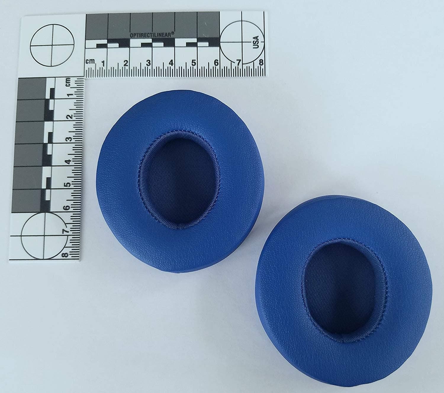 Compete Audio MB20 Blue Replacement Ear Pads for Monster Beats Solo 2.0 Headphones Wired and Wireless