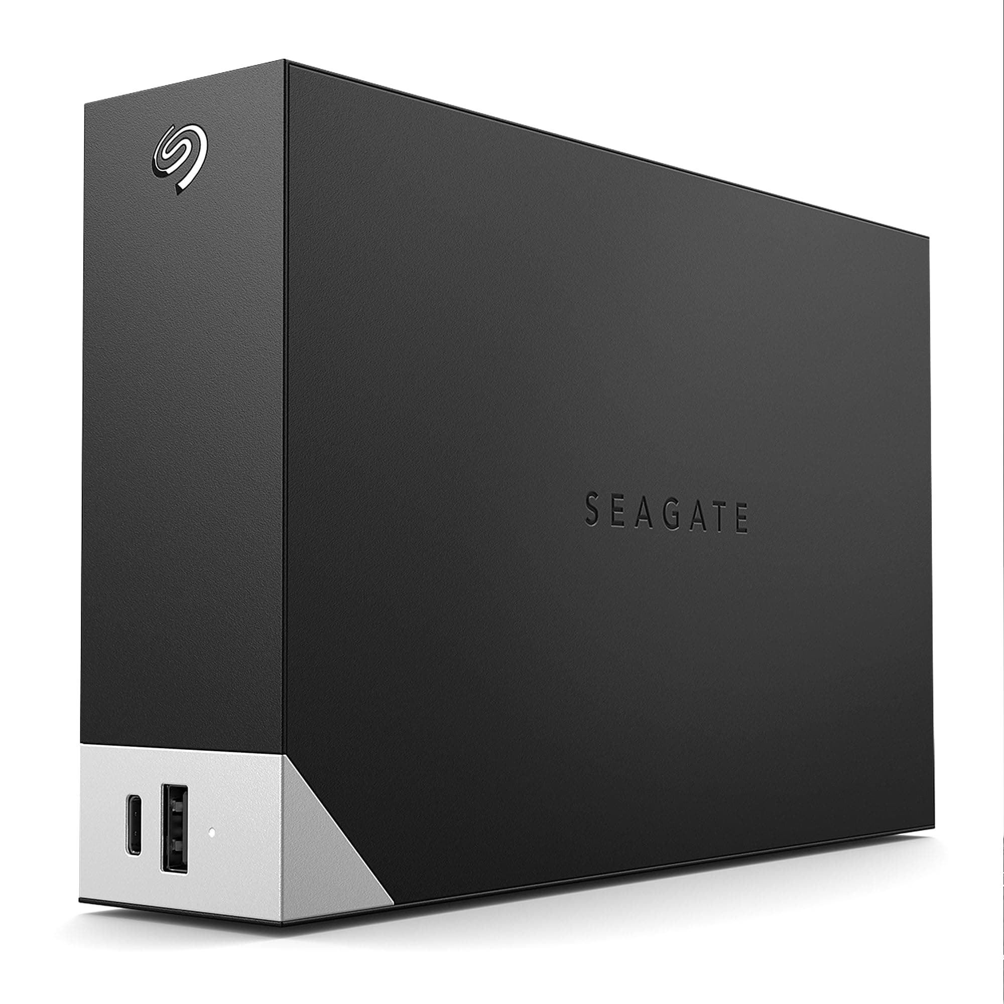 Seagate One Touch Hub 16TB Desktop External HDD – USB-C & USB 3.0 Port, with 3 yr Data Recovery Services, for Computer PC Laptop Mac, 6 Month Mylio Create (STLC16000400), Black