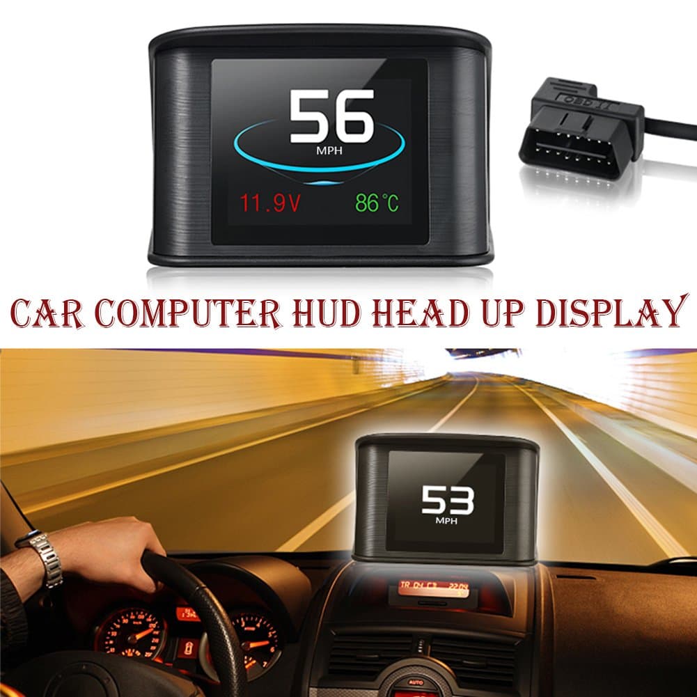 Car HUD Head Up Display OBD2 Car Speedometer Smart Digital Trip Computer Scanner Diagnostic Tool Speed Alarm MPH