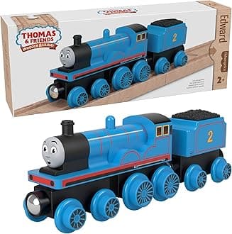 Mattel HBJ99 Thomas the Tank Engine Wooden Rail Series (Thomas Edward 2 Years Old and Up)