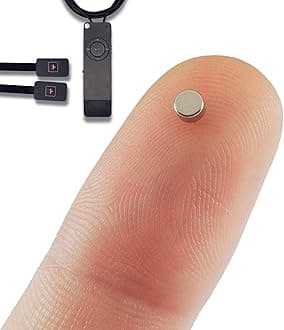 PingaOculto Spy Earpiece Wireless Earphones Invisible Hidden Mini Headset Exam MP3 for Recordings with Footswitches - Secret Earphone Micro Listening Device Hearing Ear Cheating (Spy Earpiece Nano V2)