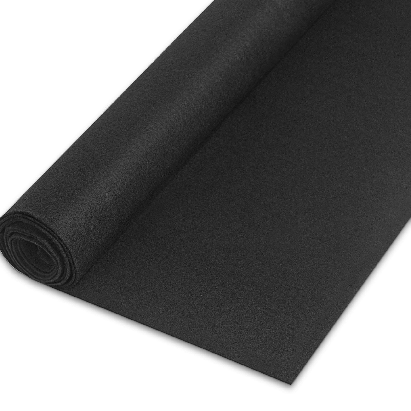 Felt Fabric 1.8 mm Thick 36" x 72" - Soft Durable Felt by The Yard Felt Sheets for Arts and Crafts, DIY Sewing, Crafting Projects (Black) 
