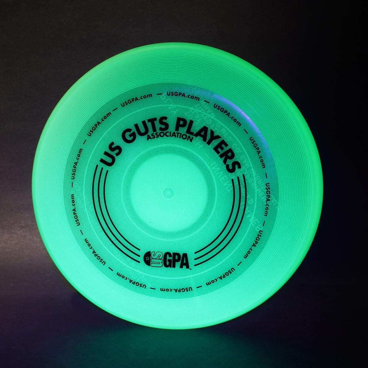 Wham-O Glow Guts Pro Model 15, Single Glow-in-The-Dark Flying Disc for Guts Game