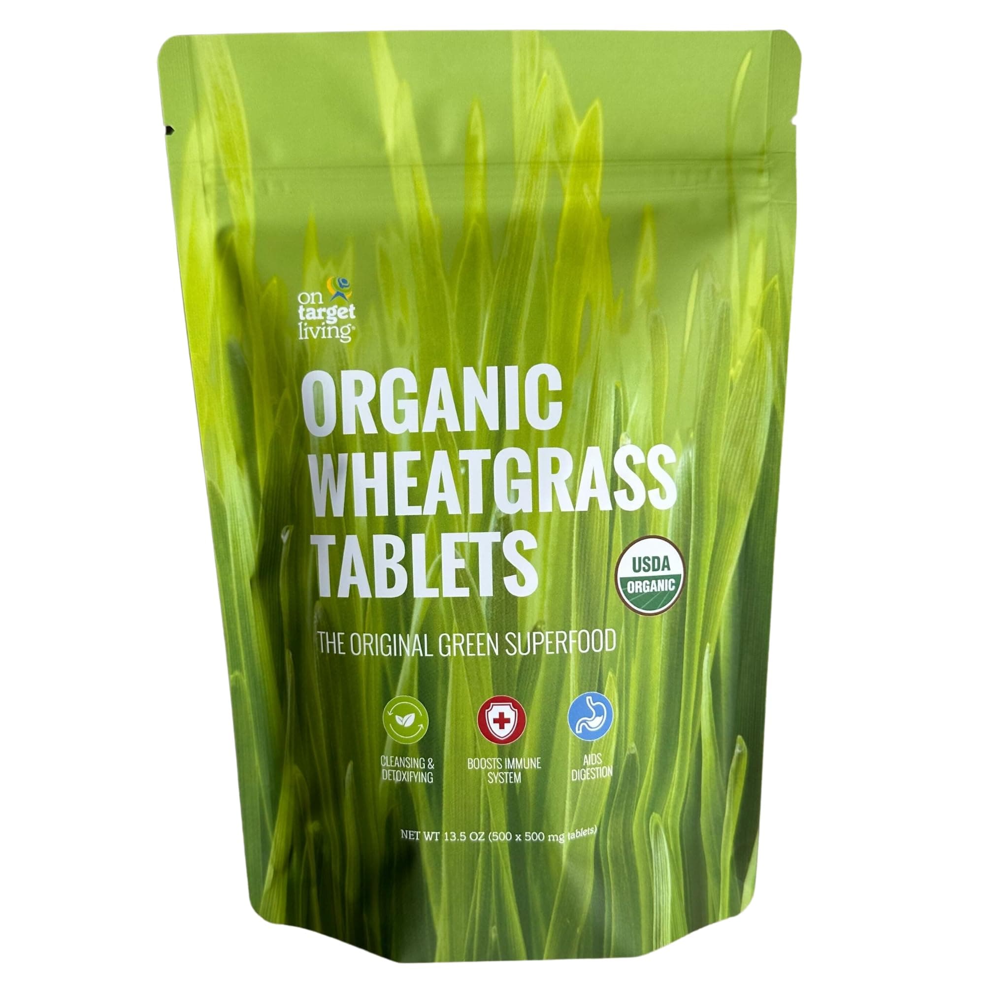 Wheatgrass Tablets- 500 Tablets | USDA Organic |
