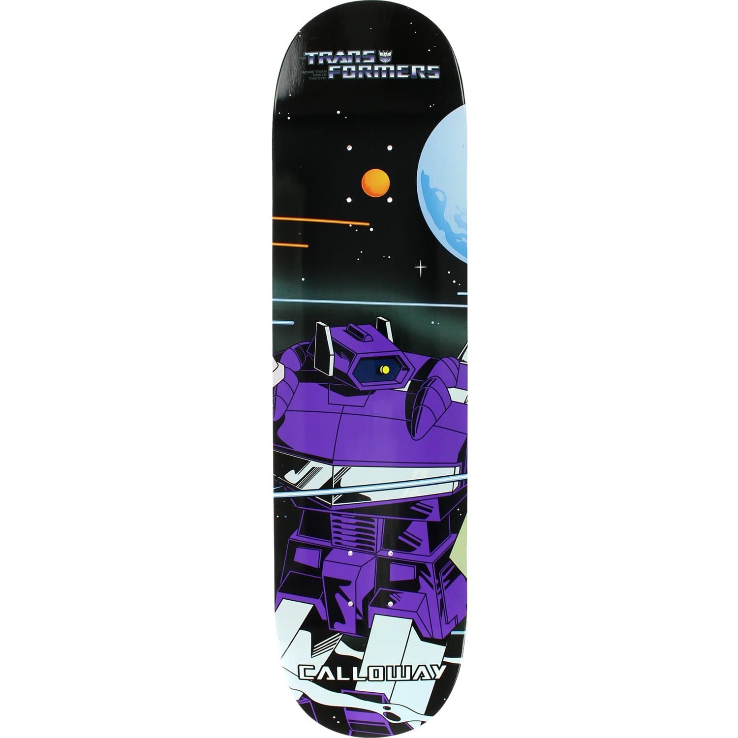 Primitive Calloway Transformer Shockwave Deck -8.0 Assembled as COMPLETE Skateboard