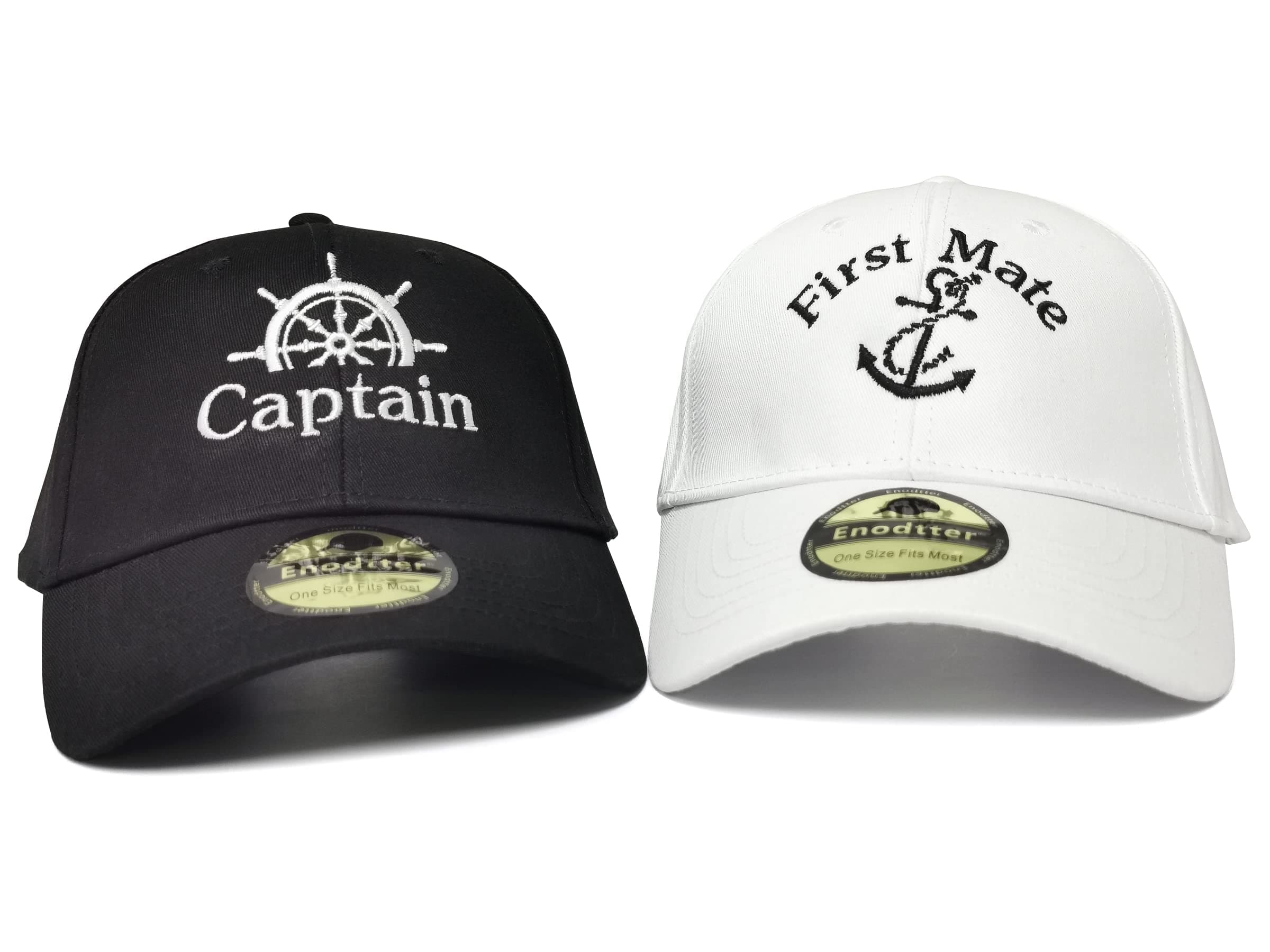 EnodtterEmbroidered Captain & First Mate Hats
