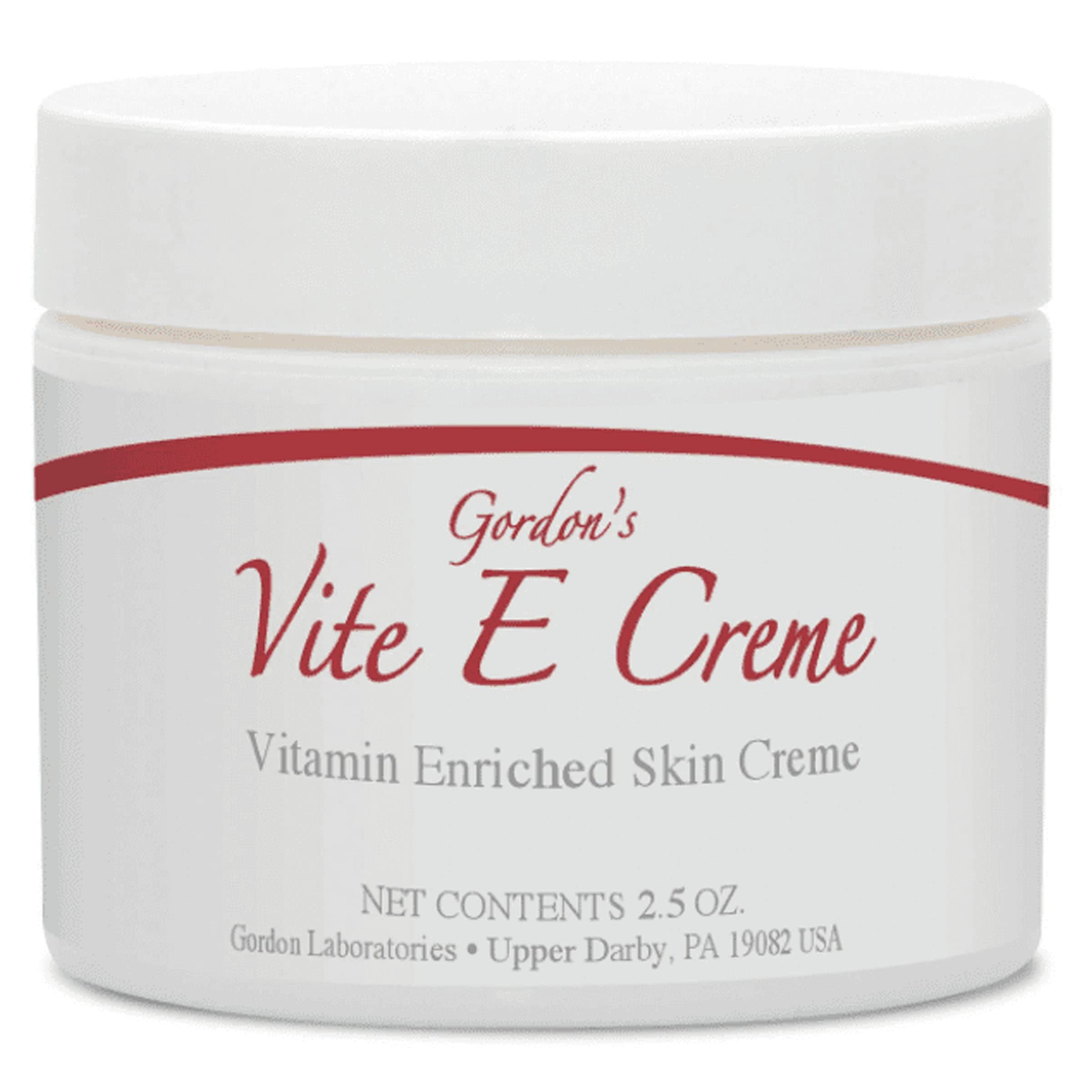 Gordon's Vite E Creme -2.5 Oz- Vitamin E 1500 I.U. Per Oz By Gordon Laboratories