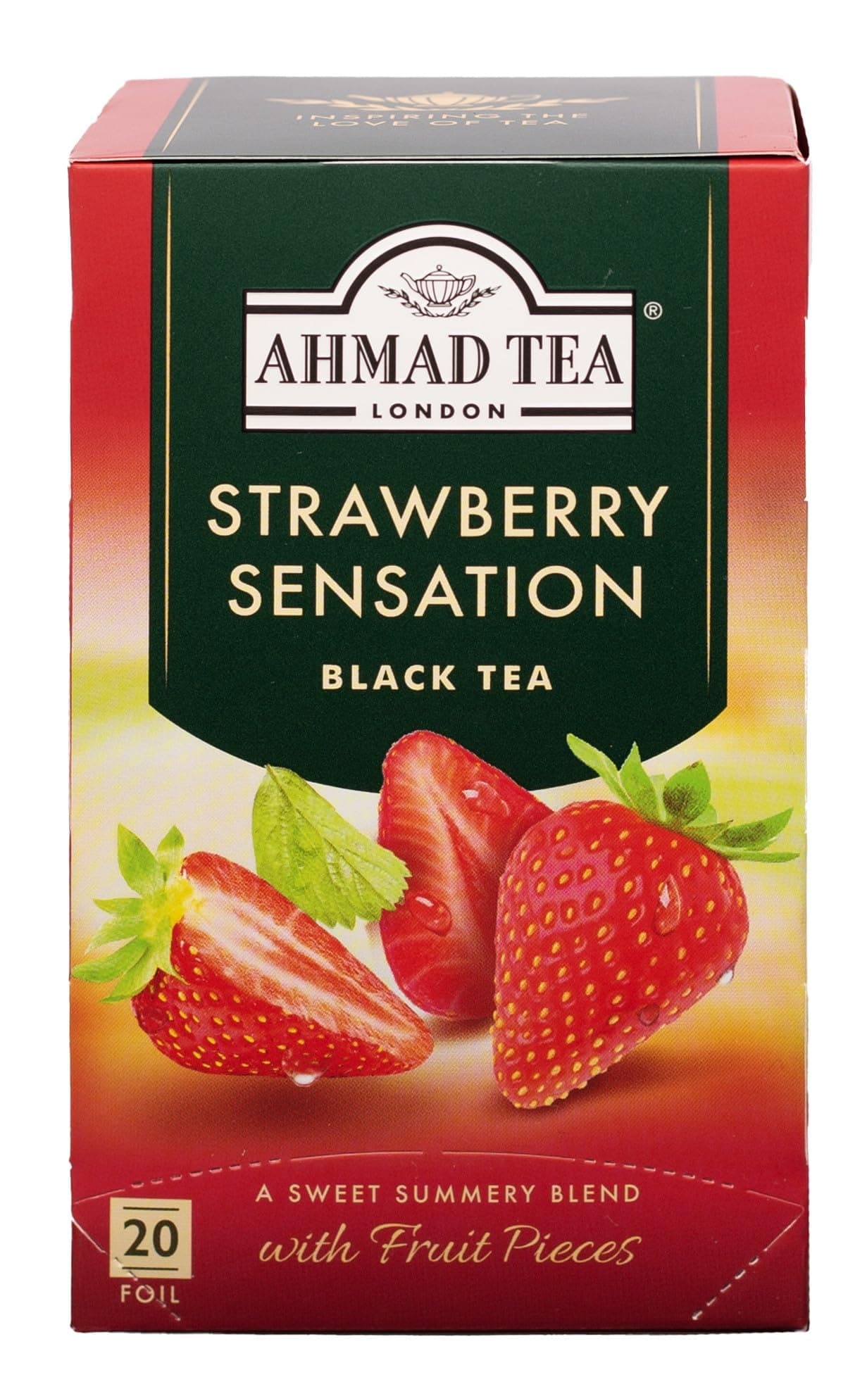 Strawberry Sensation Fruit Black Tea - 20 Teabags
