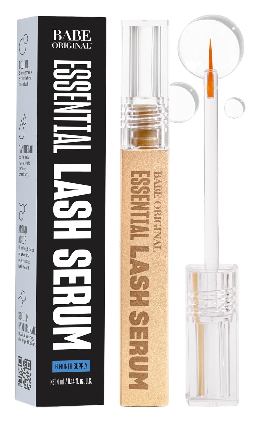 Lash Serum - Fuller & Longer Looking Eyelashes, Advanced Lash Enhancing Treatment for Natural Lashes, Extensions & Eyebrows, Vegan & Cruelty-Free