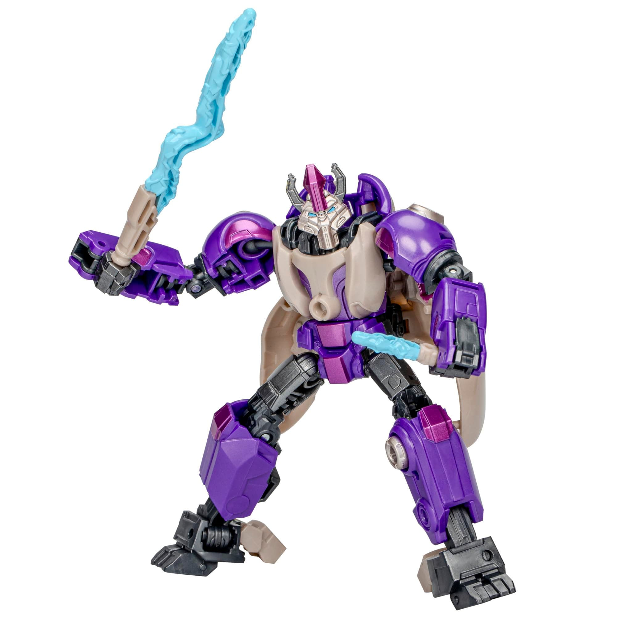 One Prime Changer Alpha Trion 5-Inch Robot Action Figure, Interactive Toys for Boys and Girls Ages 6 and Up