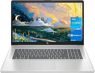 17 Laptop, 17.3” HD+ Display, 11th Gen Intel Core i3-1125G4 Processor, 8GB RAM, 512GB SSD, Wi-Fi, HDMI, Webcam, Windows 11 Home, Silver