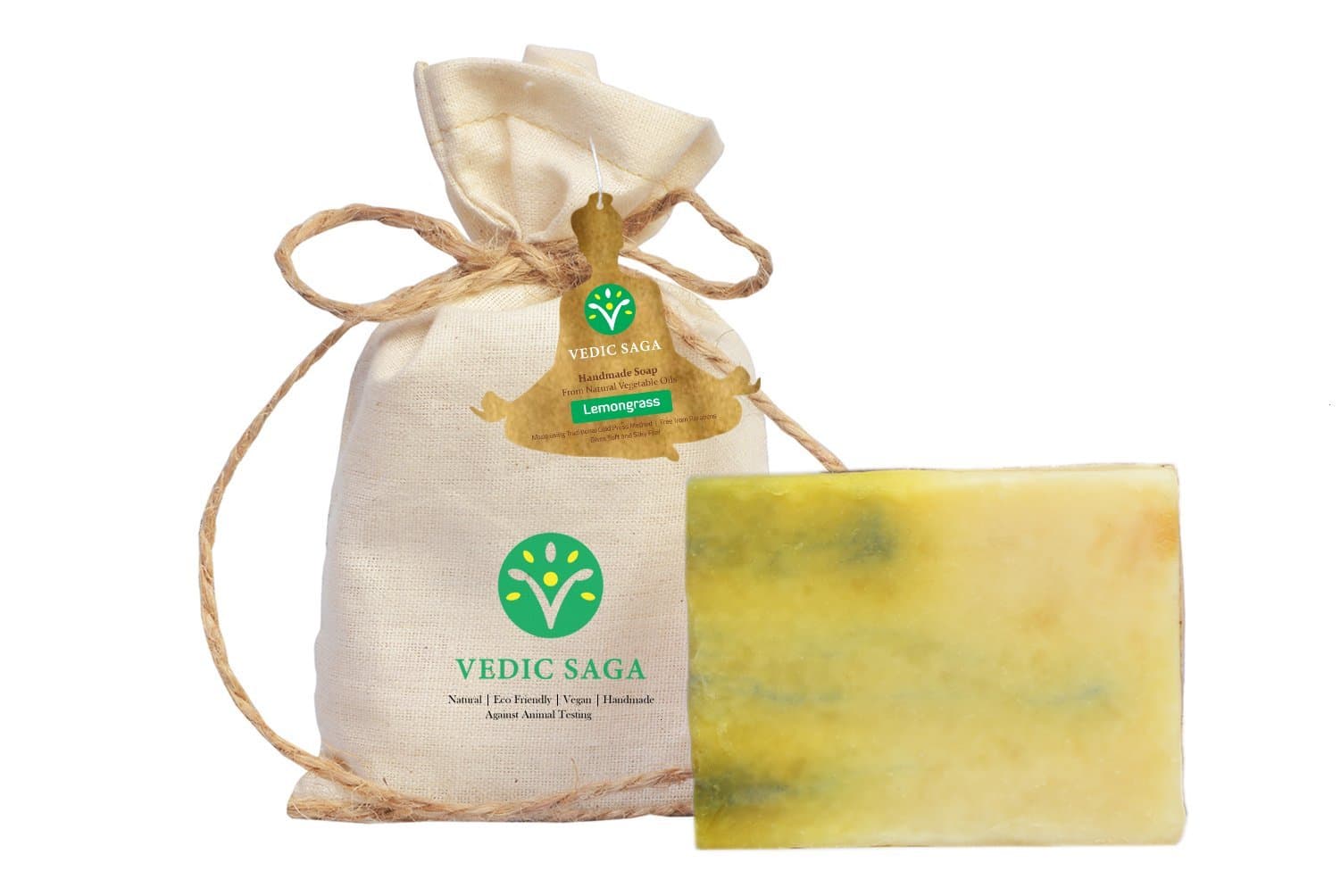 Vedic Saga Lemongrass Handmade Soap