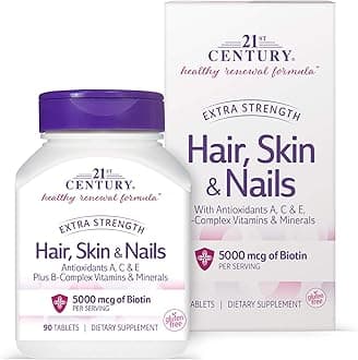 Hair, Skin and Nails Extra Strength Tablets, 90 Count (27847)