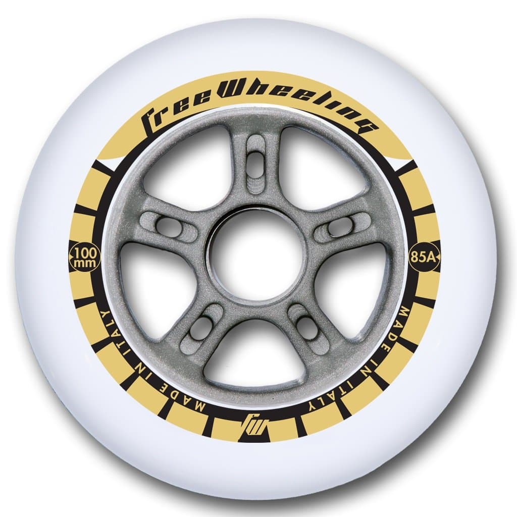 FreeWheeling 4-Pack Roller Wheels Race 100mm 85A 1117388