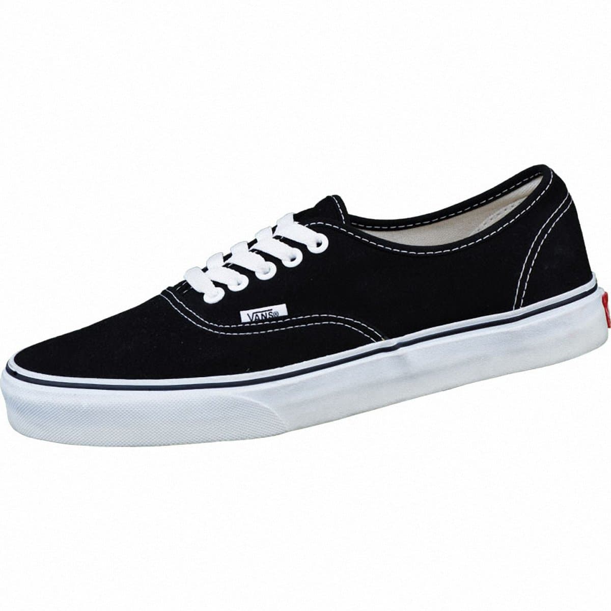 Vans Authentic, Unisex-Adults' Low-Top Trainers, Black/White, 6 UK