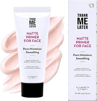 Thank Me Later Face Primer - Mattifying Makeup Base Primer for Shine and Oil Control - Pore Minimizer, Smooths Wrinkles and Fine Lines Long-Lasting Makeup Gripping Formula, 30g.