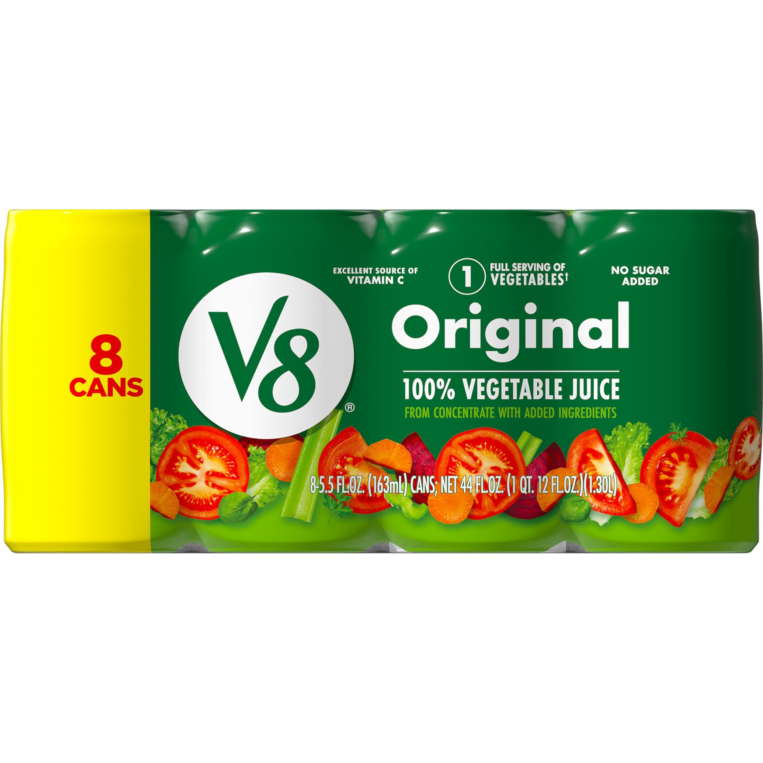 V8 Vegetable Juice 8 Count, 5.5 Fl Oz