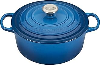 Le Creuset Enameled Cast Iron Signature Round Dutch Oven, 5.5 qt., Marseille