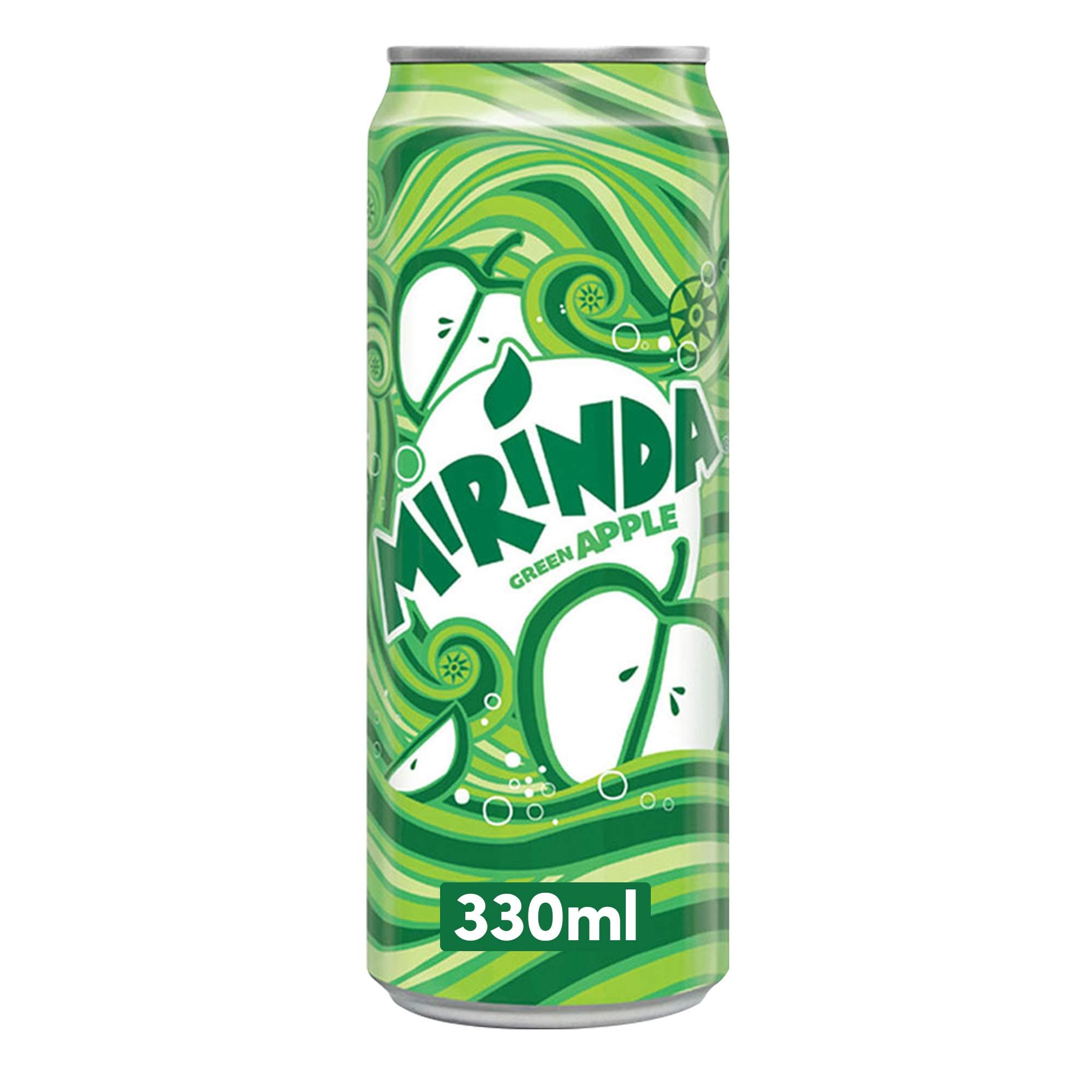 Green Apple, Carbonated Soft Drink, Can, 330 ml