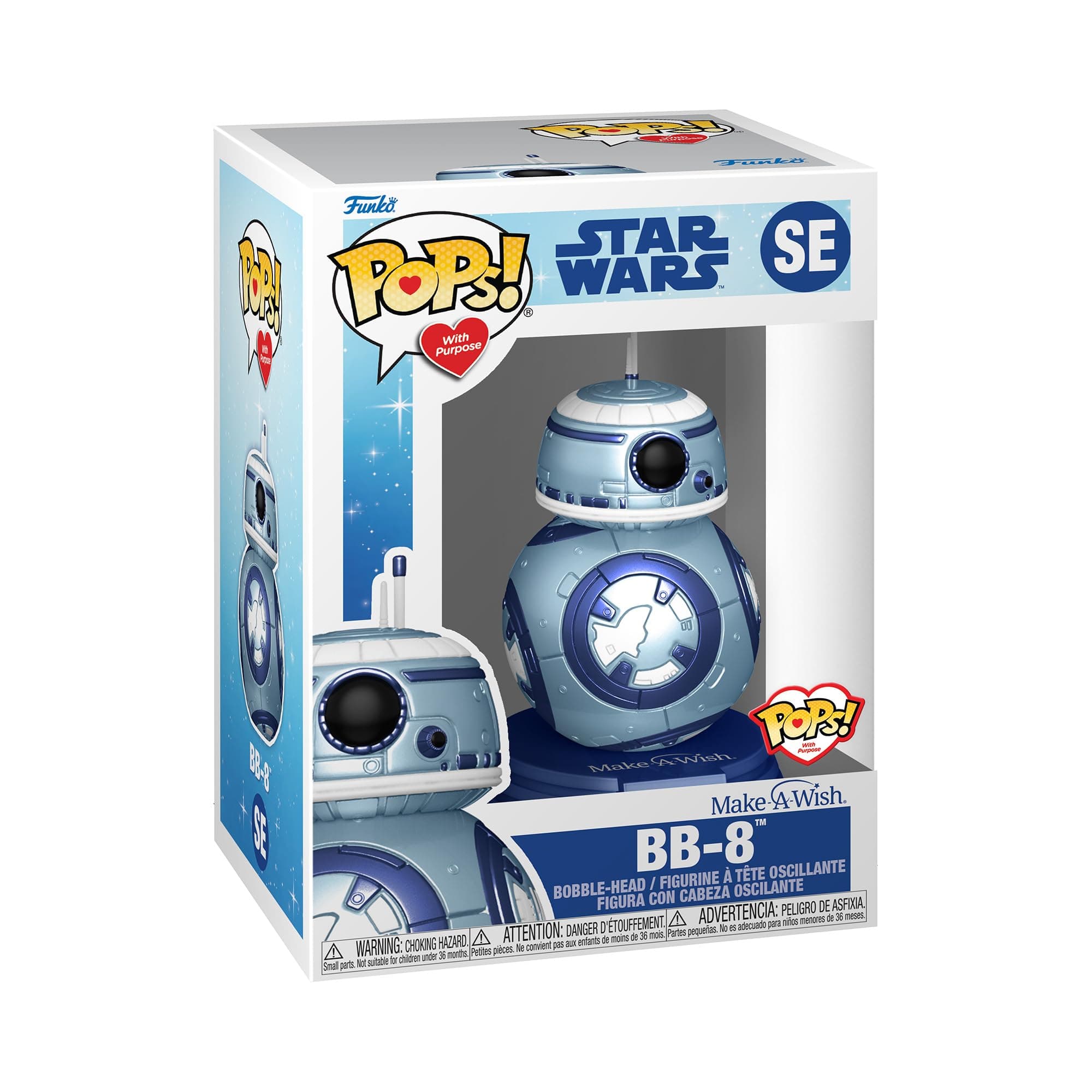 Pop Make a Wish Bb-8 Metallic Vinyl Figure