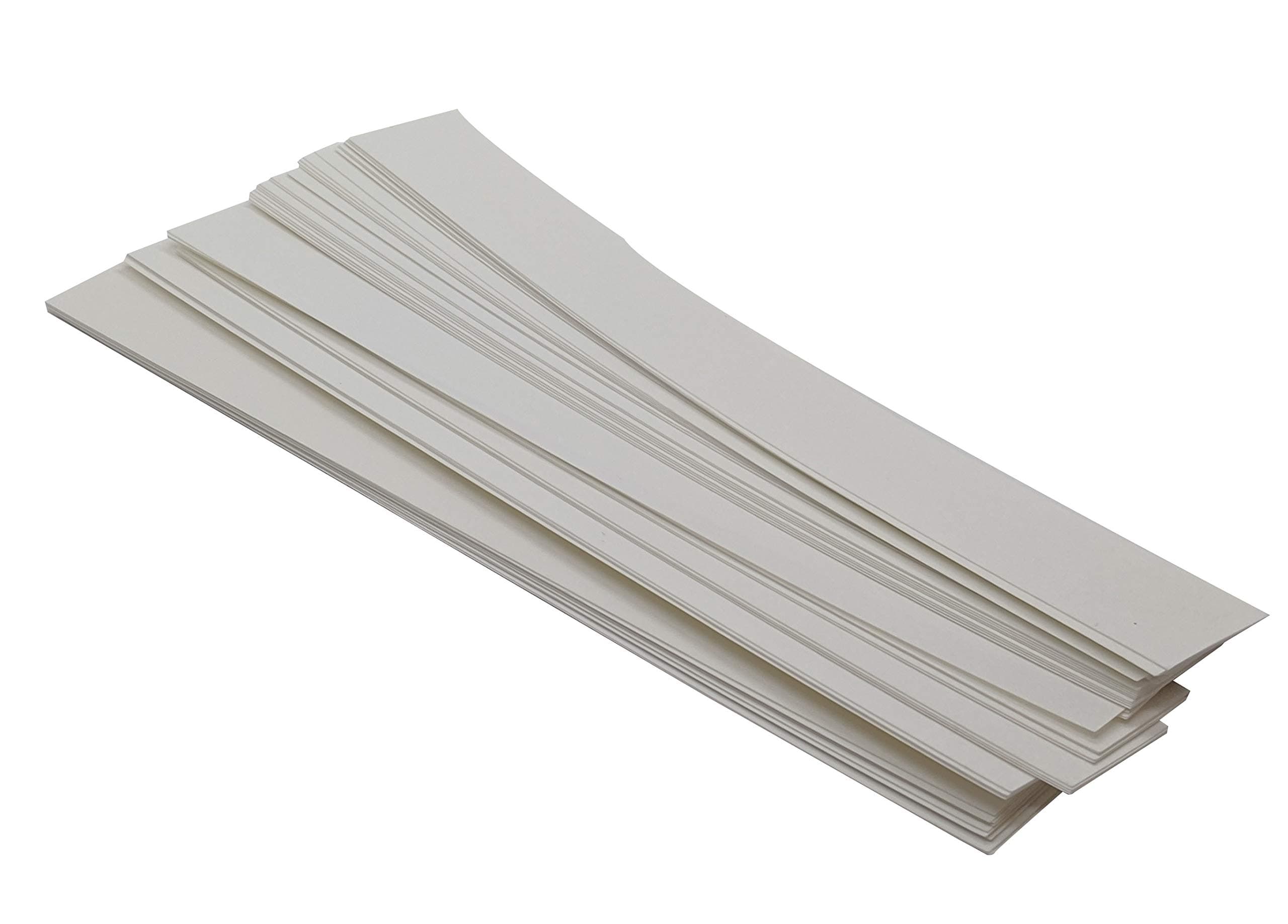 Grade 1 Chromatography Paper 6 x 0.75 Inches for Laboratories, School, Pigment Separation and Experiments [Bag of 50 Strips]