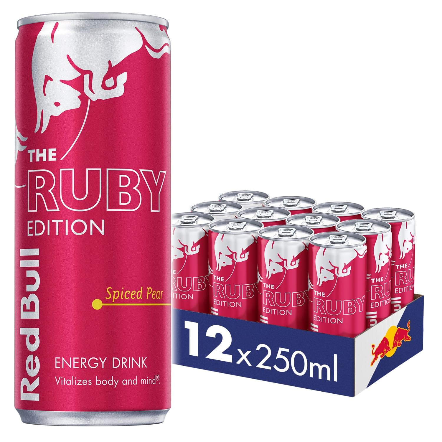 Energy Drink Ruby Edition Spiced Pear 250ml x12