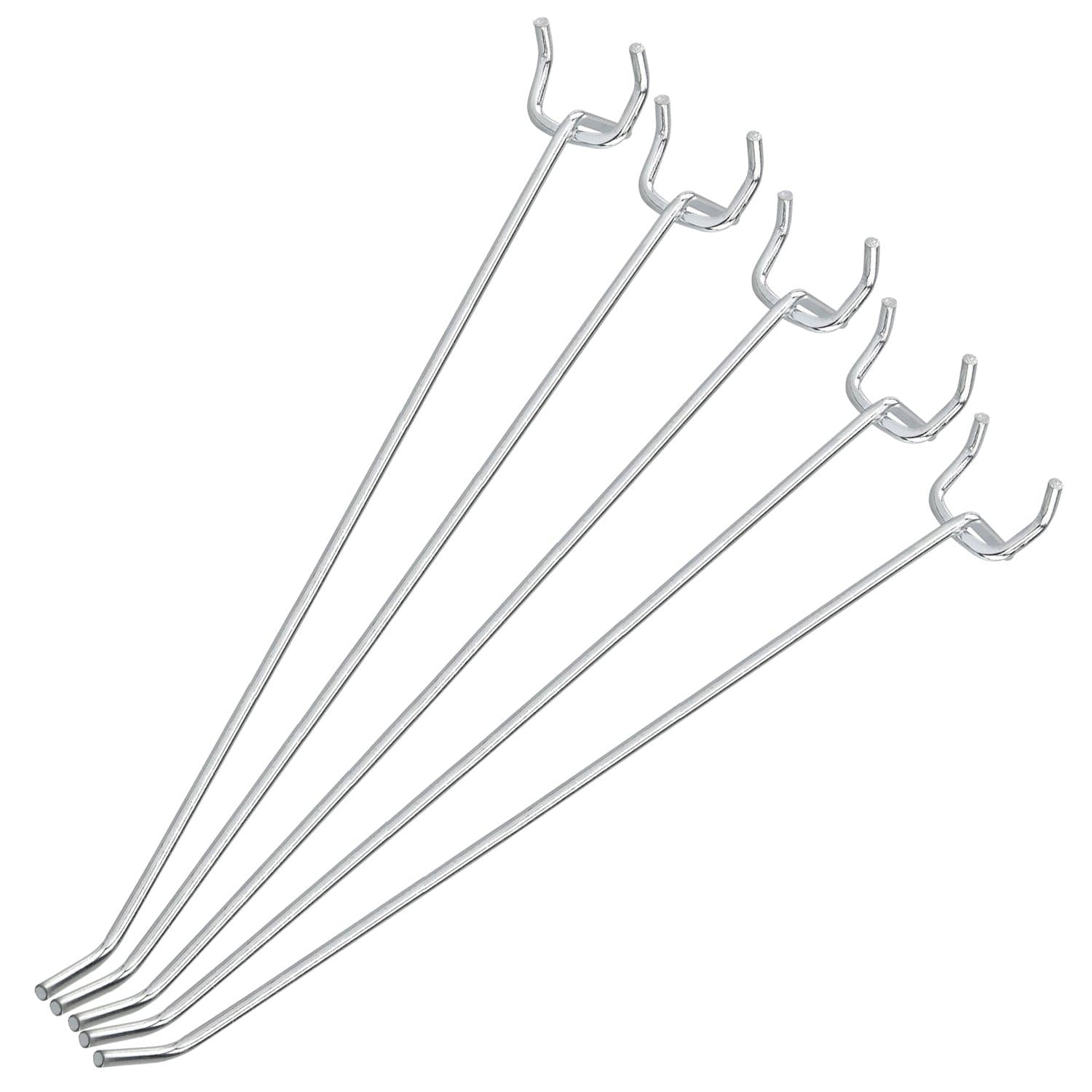 53104A 8” Pegboard Hook Organizer Kit, 50 Pack, Hanging Hooks Set for Garage Organization, Great for Wall Hanging and Shelving, Tool Storage, Craft Organizing