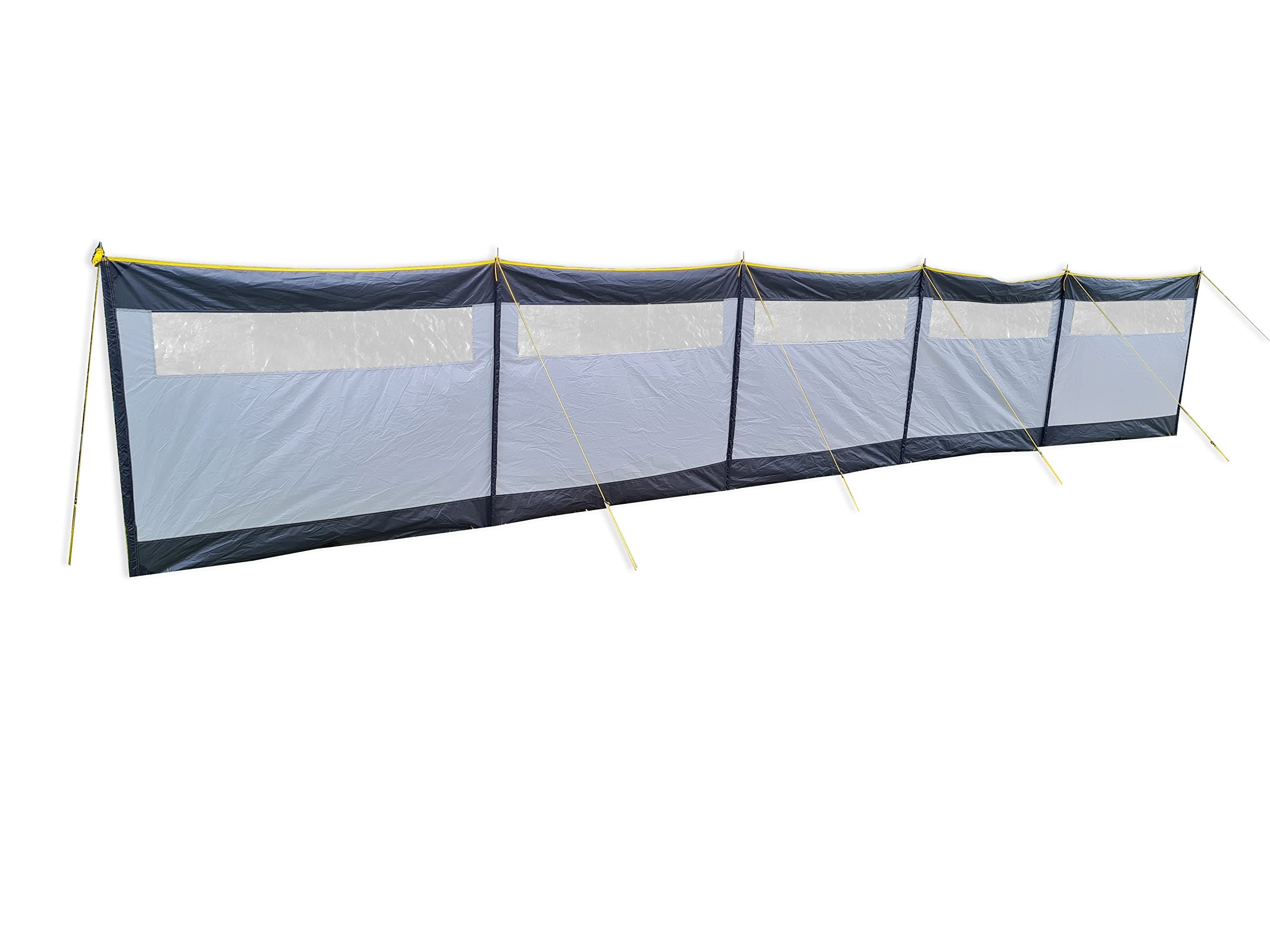 8 Metre Long Maypole New Model MP9538 5 Panel Steel Poled Windbreak. Offers Privacy & Wind Protection Perfect For Outdoor Activities Such As Camping or Beach Outings (8m x 1.4m)