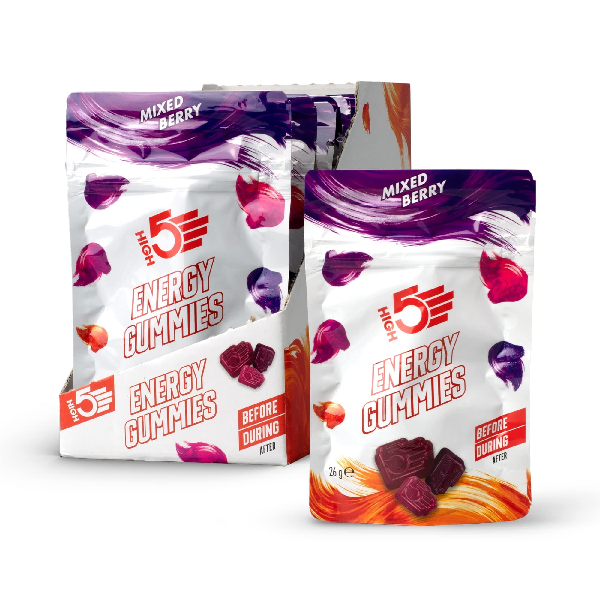 High5 Energy Gummies Mixed Berries 10 packs