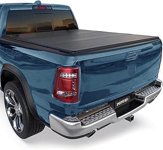Perfit Liner FRP Hard Tri-fold Truck Bed Tonneau Cover for 2002-2025 Dodge Ram 1500 Classic (NOT for New Body) & 2003-2025 Dodge Ram 2500 3500 8 FT (96") Bed, Without RamBox