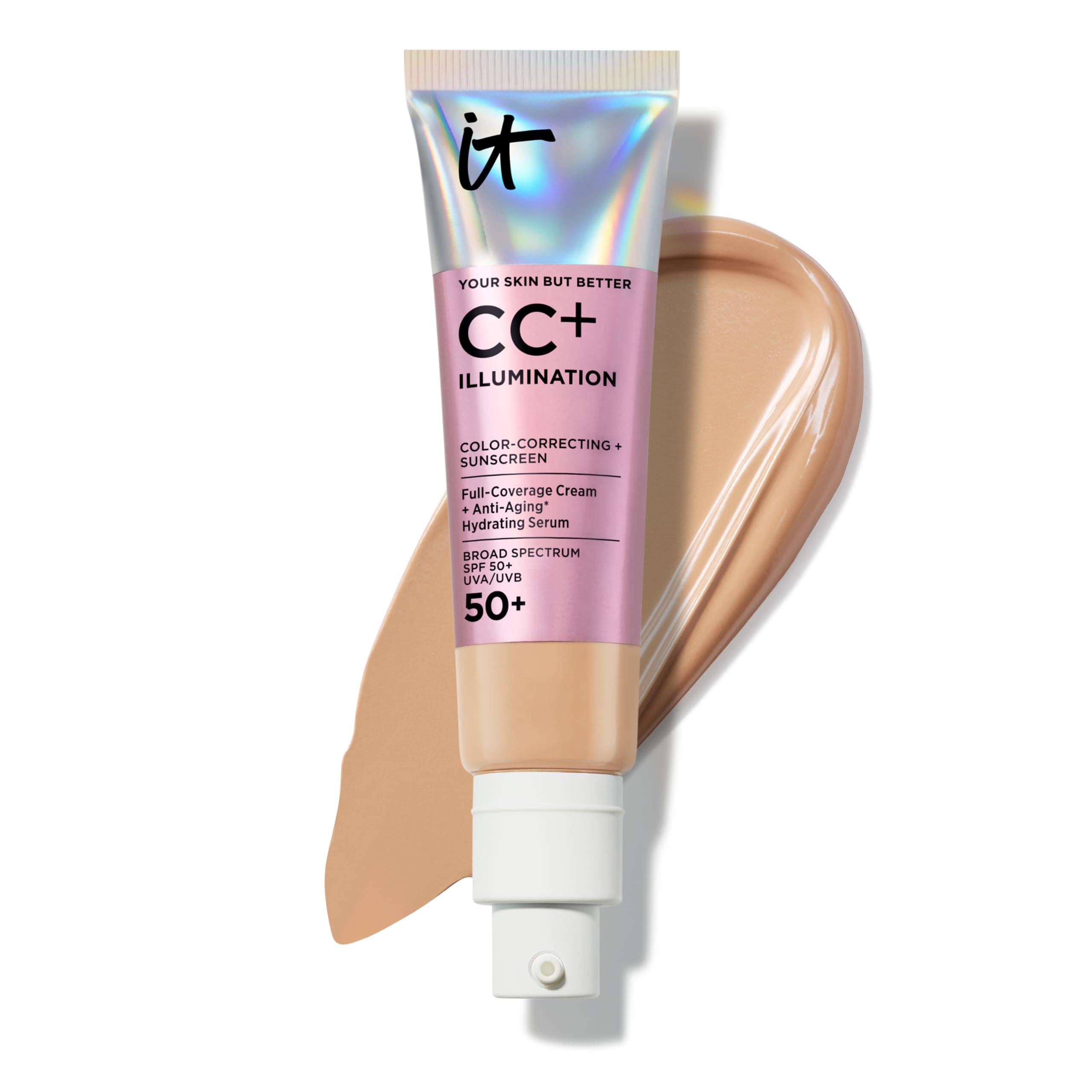CC+ Illumination SPF 50 (Neutral Tan) Full Coverage, 1.08 Ounces