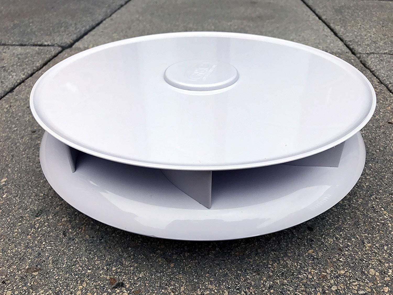vangadgets Low Profile Rotating Van Roof Vent - White