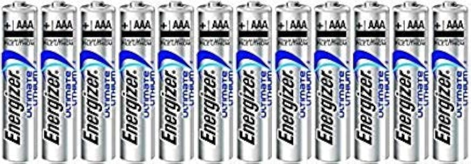 Ultimate Lithium AAA L92 Size Batteries - 12 Pack -"Bulk Packaging"