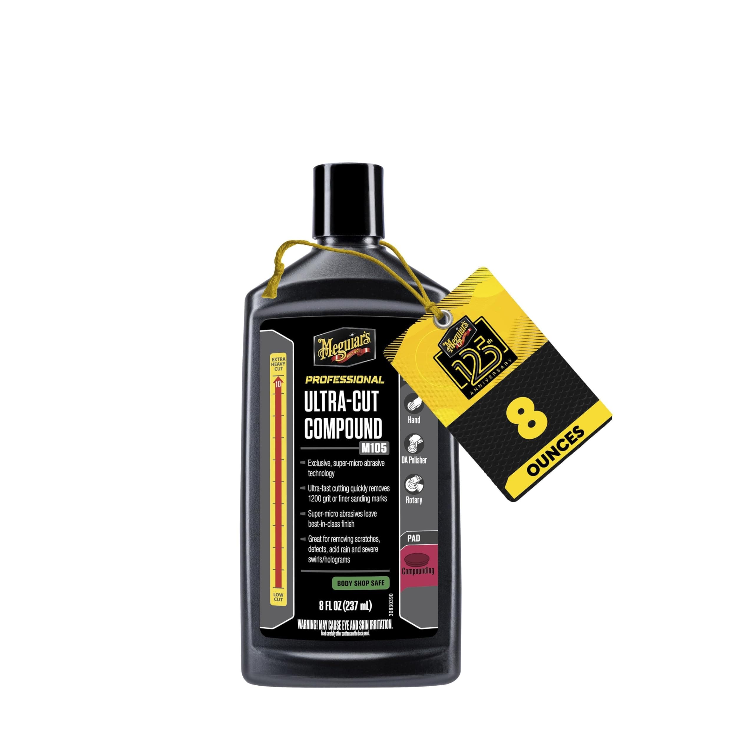 Meguiar's M105 ミラー艶出しウルトラカット化合物 8オンス M10508
