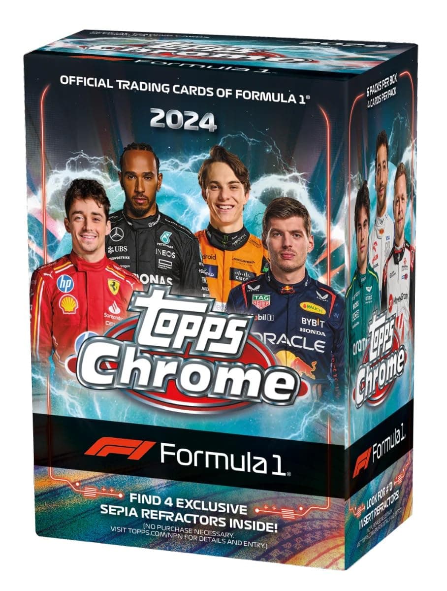2024 Chrome Formula 1 24-Card Blaster Box