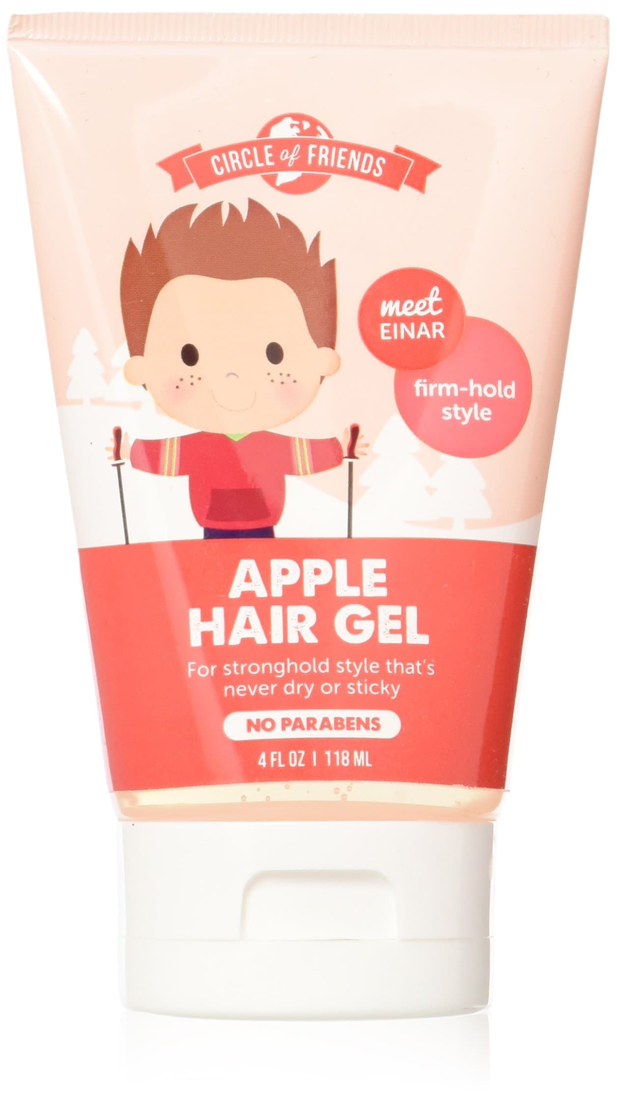 Einar's Hair Gel, Apple, 4 Fluid Ounce