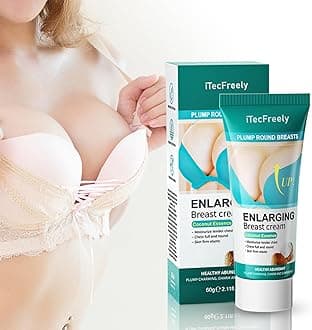Breast Enhancement Cream, Effective & Natural Breast Enlargement Cream, Firms, Plumps and Lifts Your Breasts and Improves Sagging Breasts for All Skin Types-2.11 oz