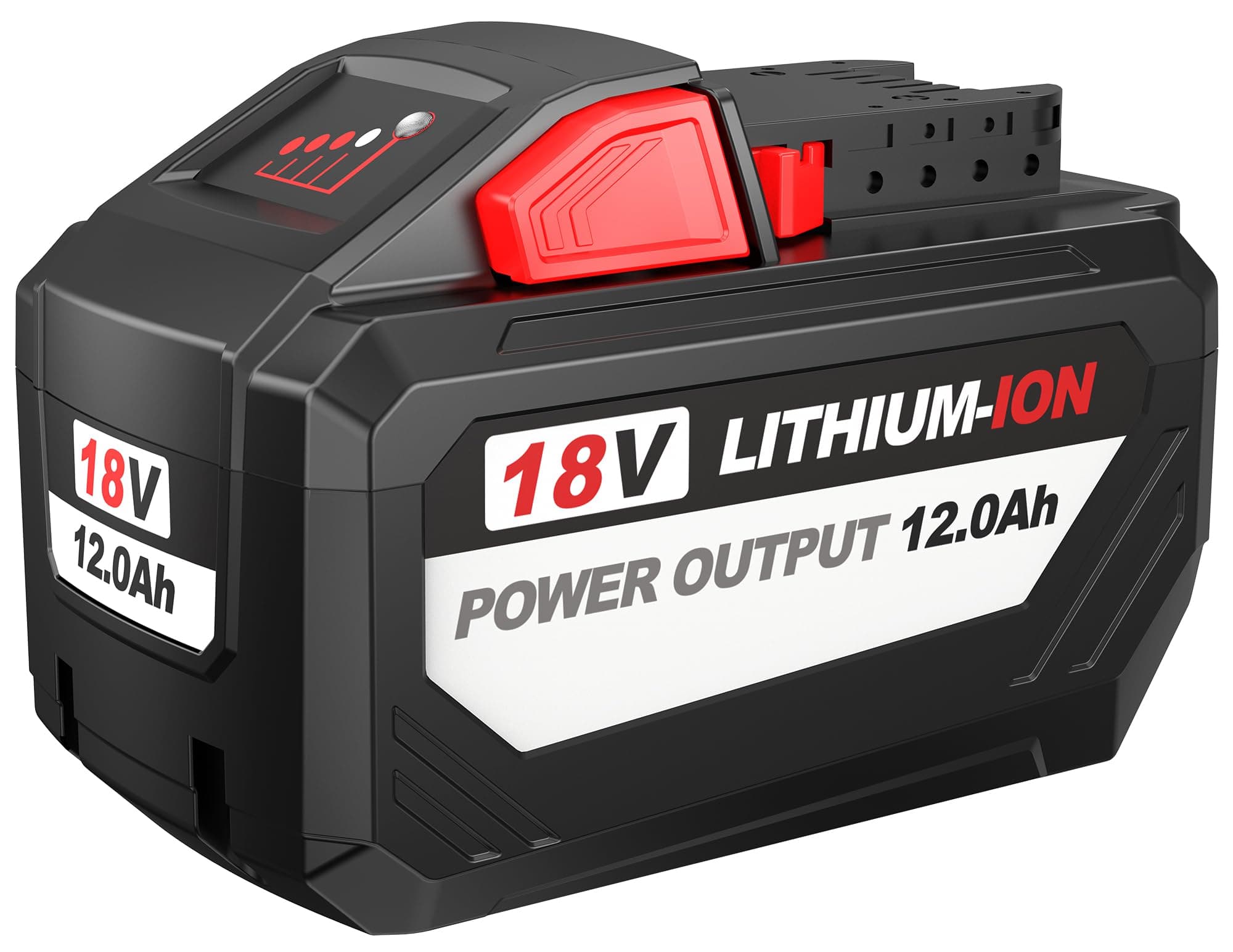 18V 12.0 AH Replacement for Milwaukee Electric Tools M18 High Output HD12.0 Battery Pack Compatible with All Power 18V Milwaukee Power+ Tools