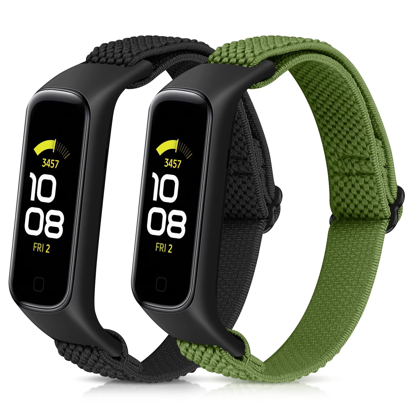 Elastic Nylon Strap Only Compatible with Samsung Galaxy Fit 2 Strap for Women Men, Adjustable Replacement Wristband for Samsung Galaxy Fit 2