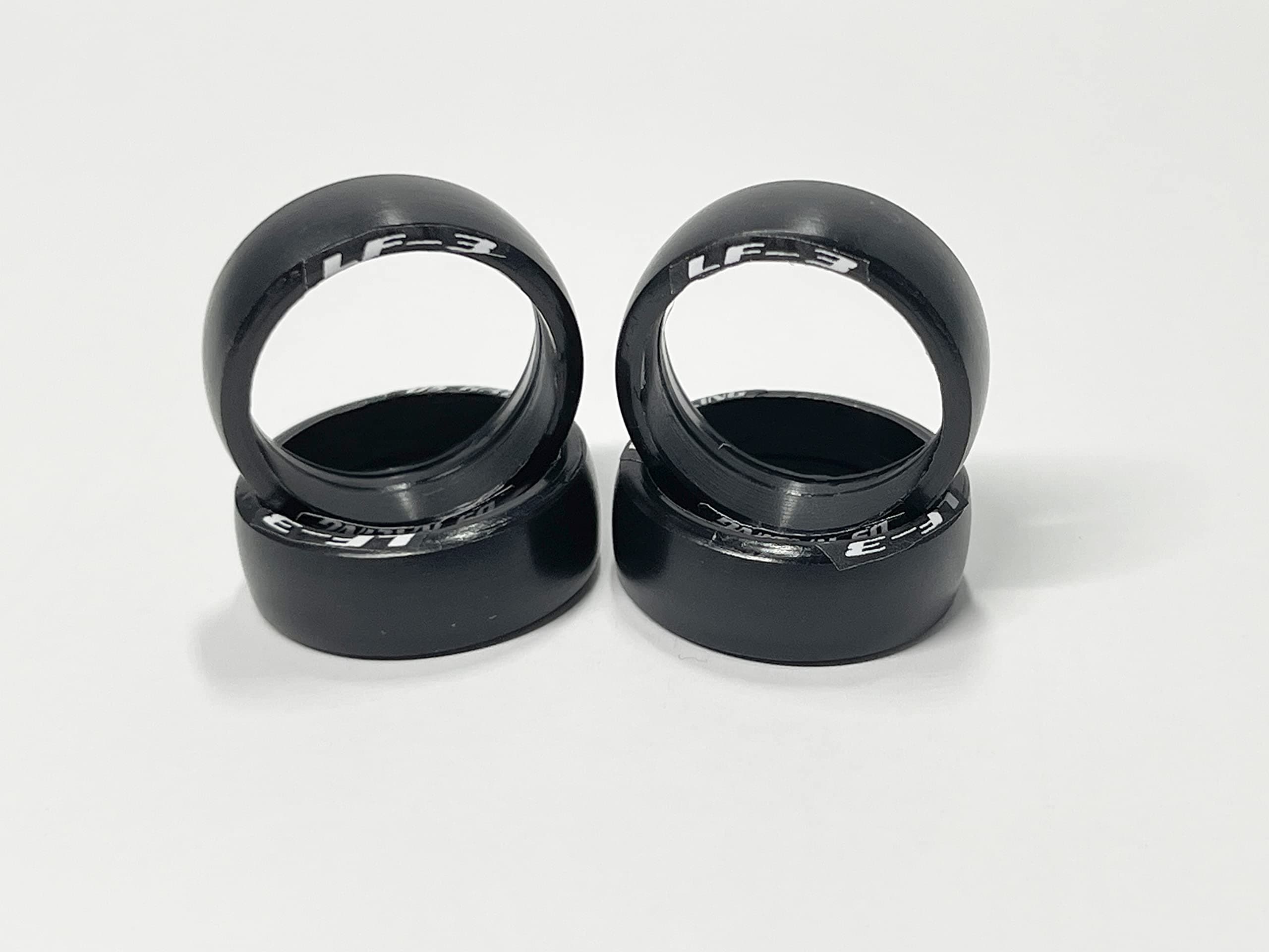 D.S.S. Racing DS MI-LF3 4-Piece Drift Tires Set for Kyosho Mini-Z AWD MA020 RC 1/24 1/28 Mini-Q DRZ GLD (20mm Diameter) (Four Narrow Tires)