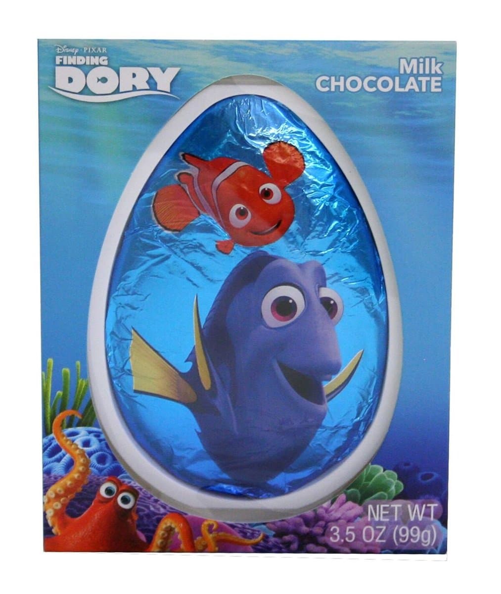 Finding Dory Solid Milk Chocolate Easter Egg Basket Stuffers, 3.5 oz
