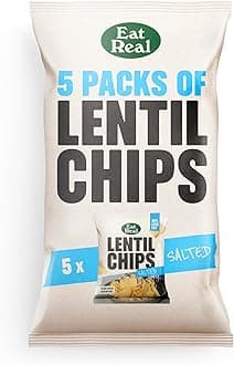 Eat Real Multipack - 5 x 18g Salted Lentil Chips