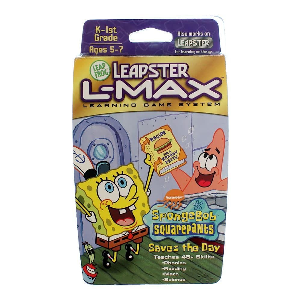 Leapster L-MAX SW Game: Sponge Bob(Lic.)